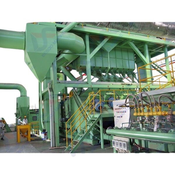 Plate pretreatment line